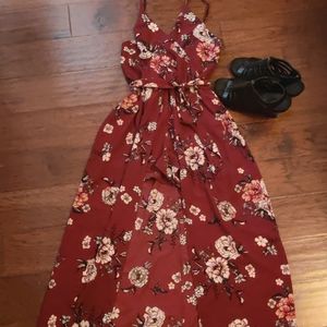 Rue 21 Open Front Maxi Dress